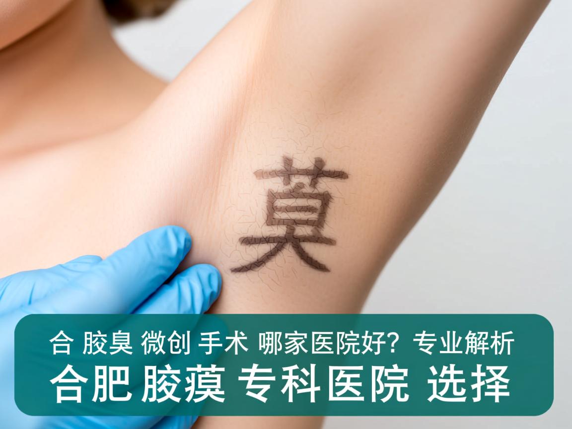 合肥腋臭微创手术哪家医院好？专业解析合肥腋臭专科医院选择