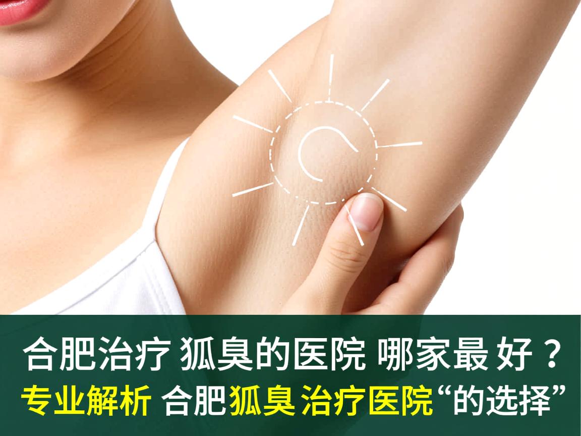 合肥治疗狐臭的医院哪家最好？专业解析合肥狐臭治疗医院的选择