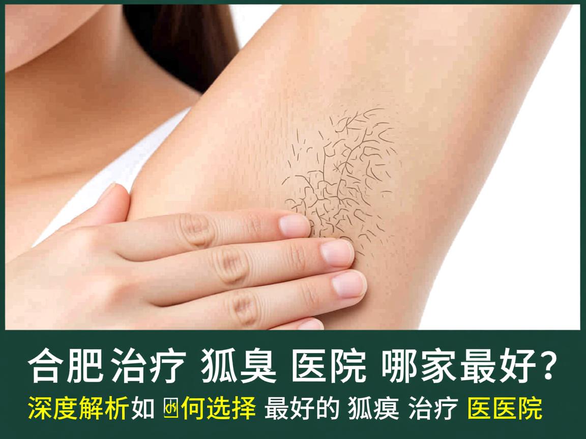 合肥治疗狐臭医院哪家最好？深度解析如何选择最好的狐臭治疗医院