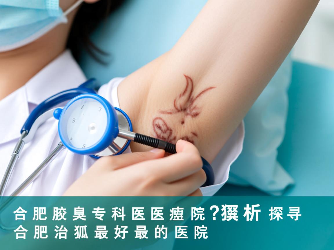 合肥腋臭专科医院解析，探寻合肥治疗狐臭最好的医院