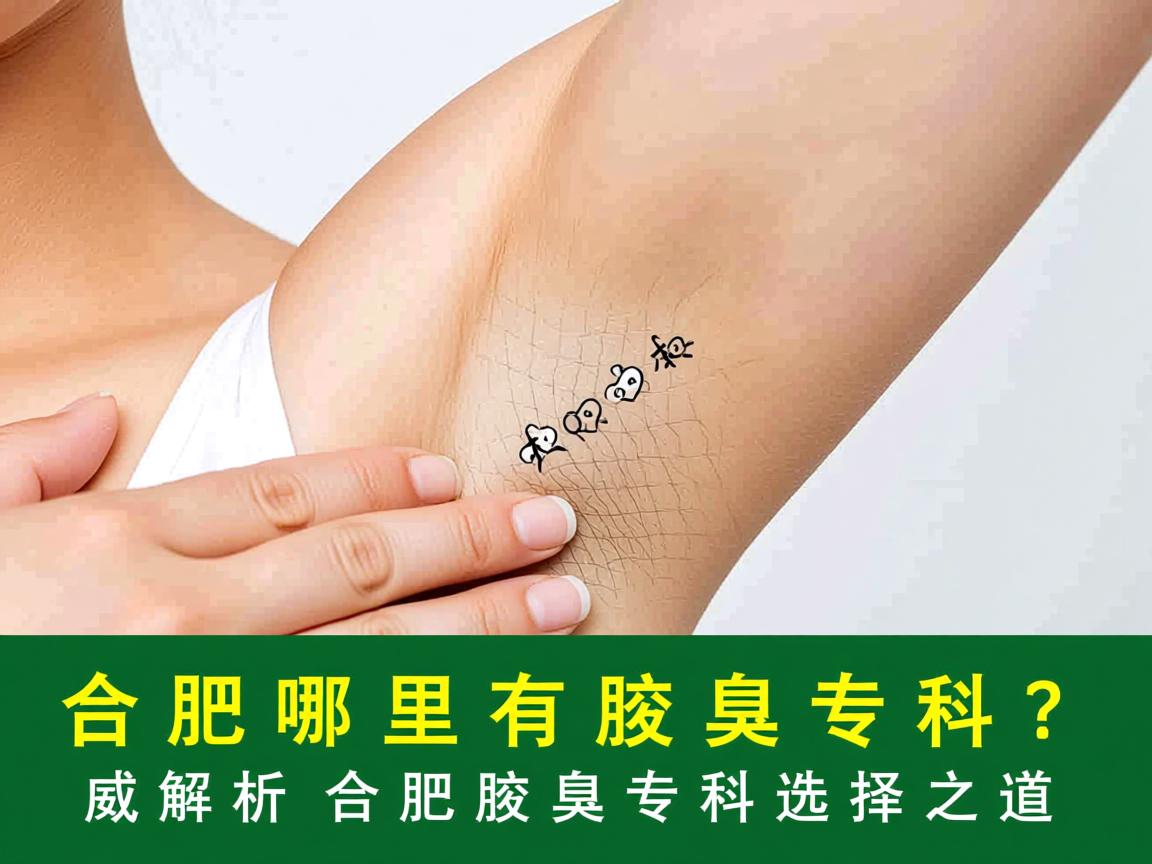 合肥哪里有腋臭专科？权威解析合肥腋臭专科选择之道