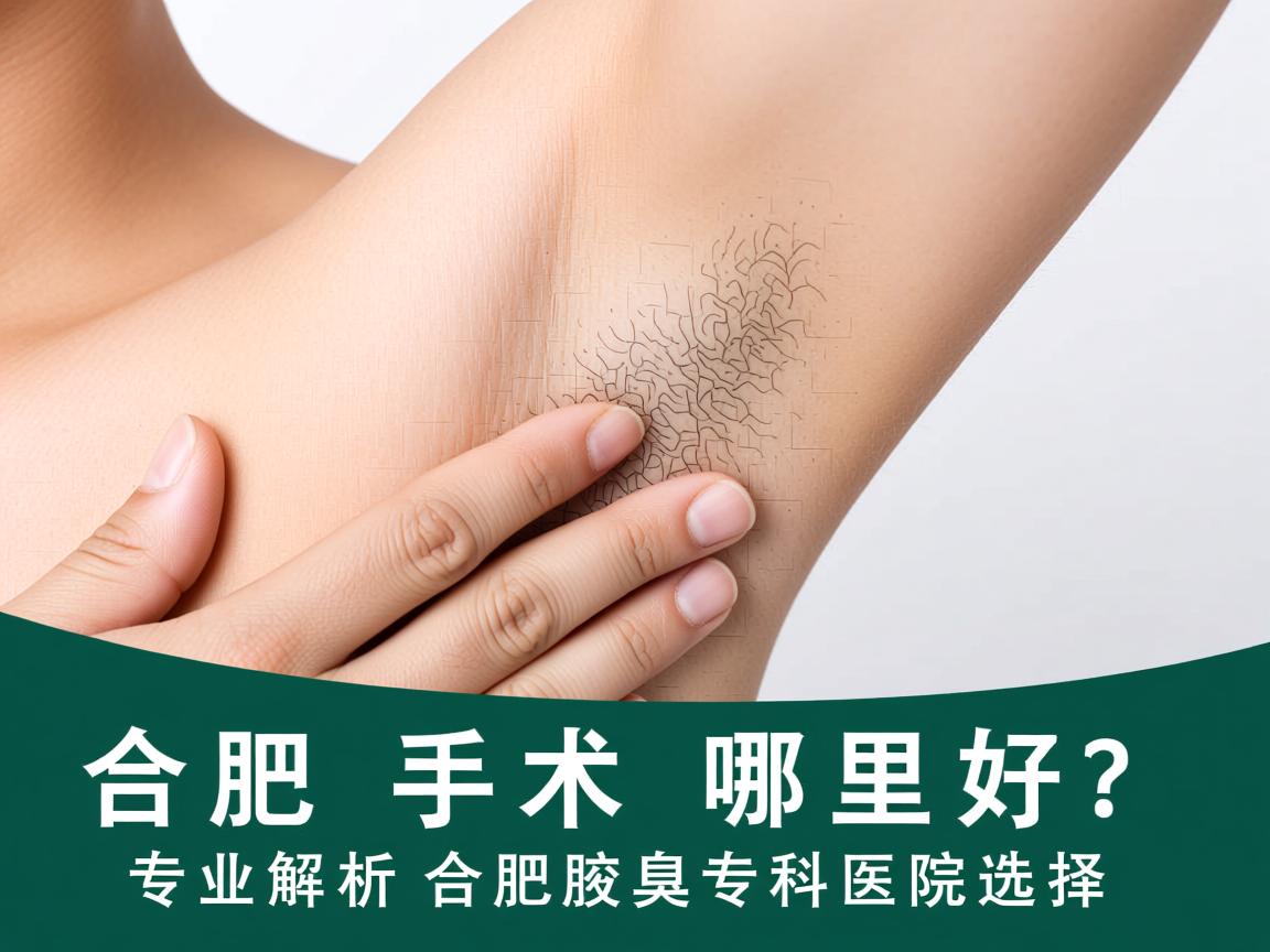 合肥腋臭手术哪里好？专业解析合肥腋臭专科医院选择
