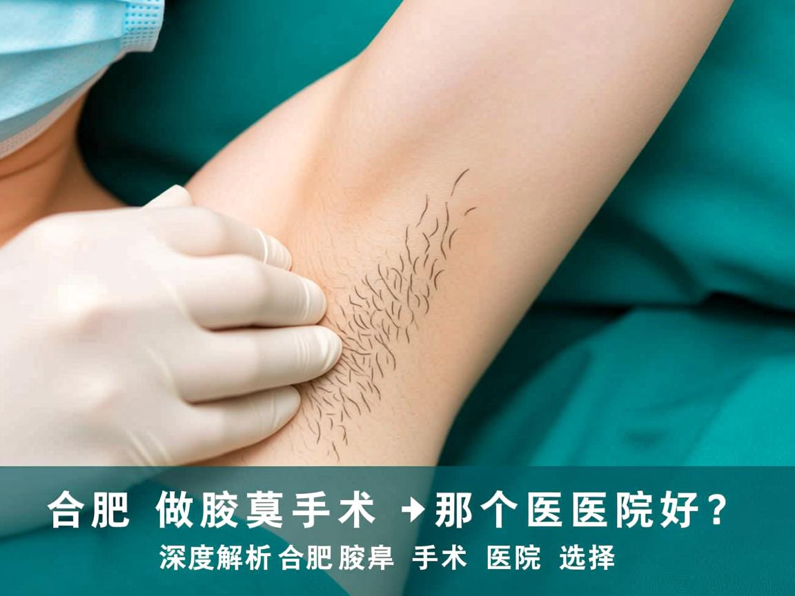 合肥做腋臭手术那个医院好?深度解析合肥腋臭手术医院选择 合肥做腋臭手术那个医院好?深度解析合肥腋臭手术医院选择