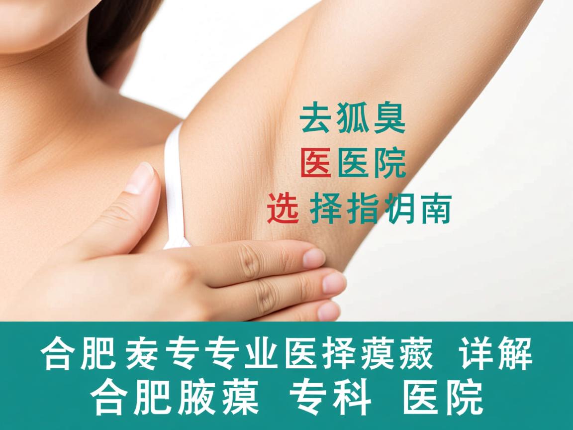 合肥专业去狐臭医院选择指南,详解合肥腋臭专科医院 合肥专业去狐臭医院选择指南,详解合肥腋臭专科医院