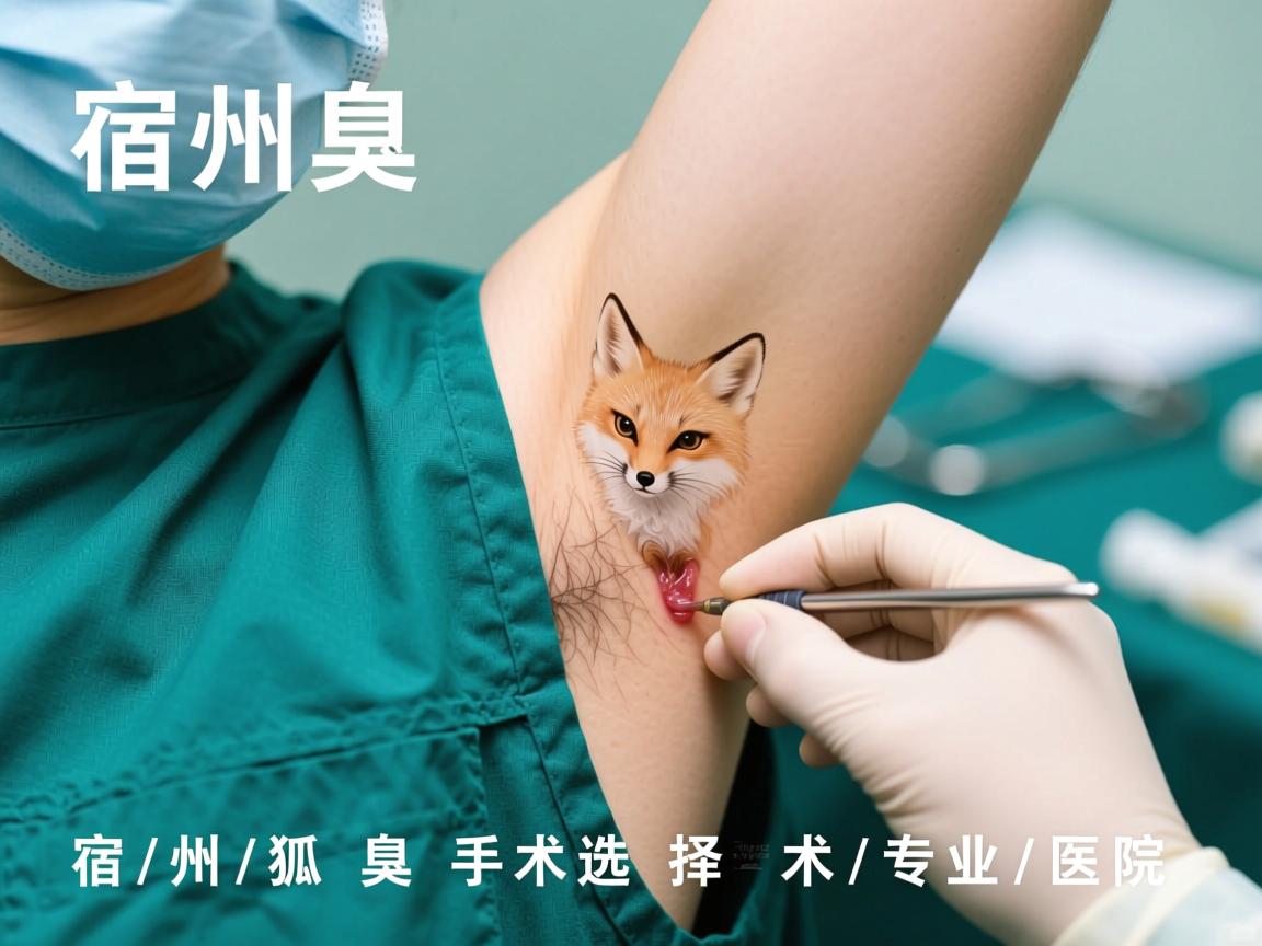 宿州狐臭手术选择指南，详解宿州狐臭手术专业医院