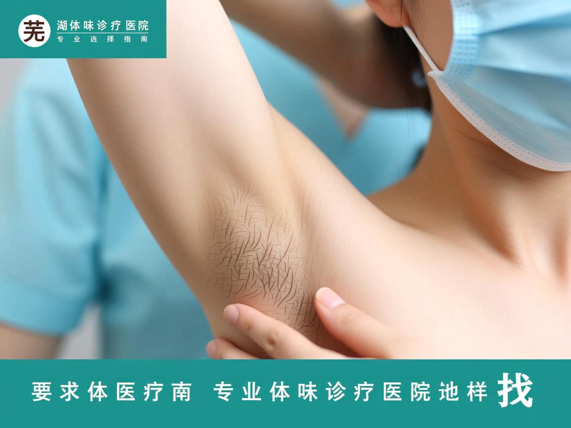 芜湖体味诊疗医院选择指南，专业体味诊疗医院这样找