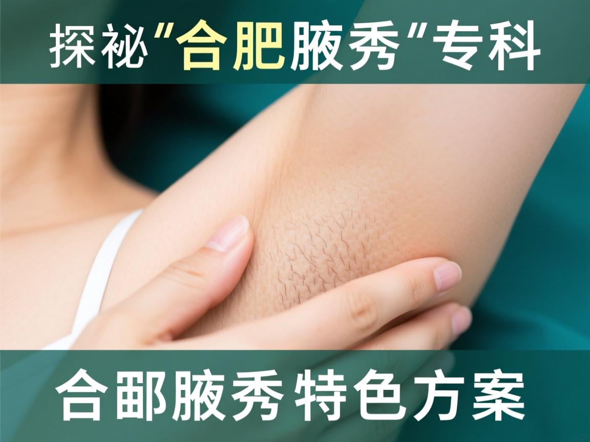 探秘合肥腋秀专科,解析腋臭治疗的合肥腋秀特色方案 探秘合肥腋秀专科,解析腋臭治疗的合肥腋秀特色方案