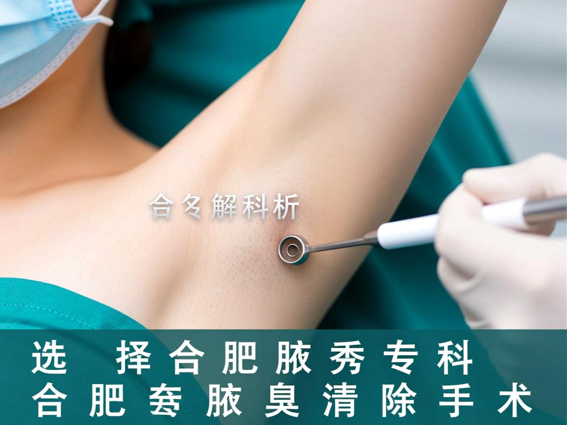 选择合肥腋秀专科,解析合肥专业腋臭清除手术 选择合肥腋秀专科,解析合肥专业腋臭清除手术