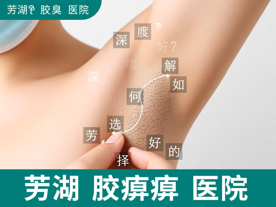 芜湖腋臭医院哪家好？深度解析如何选择好的芜湖腋臭医院
