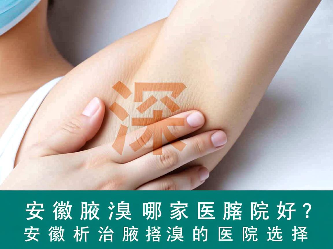安徽治腋臭哪家医院好？深度解析安徽治腋臭的医院选择