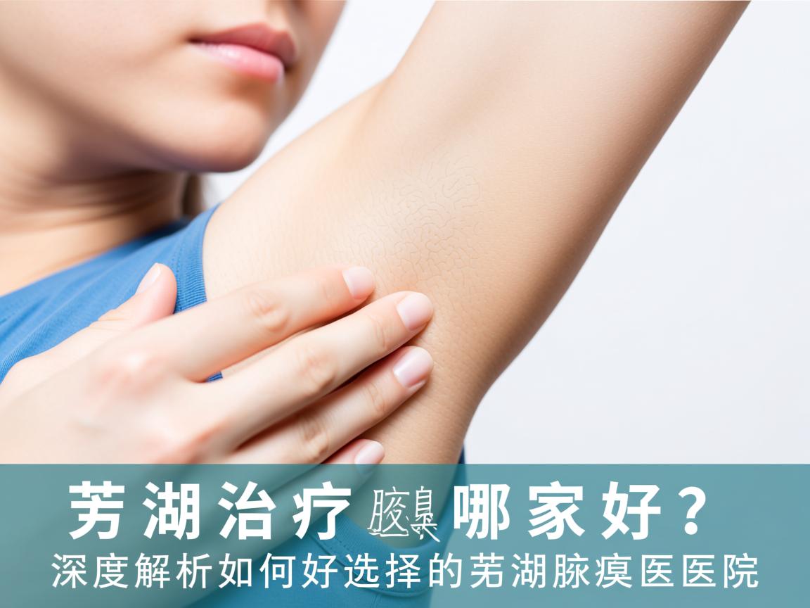 芜湖治疗腋臭哪家好？深度解析如何选择好的芜湖腋臭医院