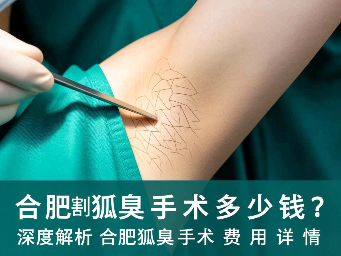 合肥割狐臭手术多少钱？深度解析合肥狐臭手术费用详情