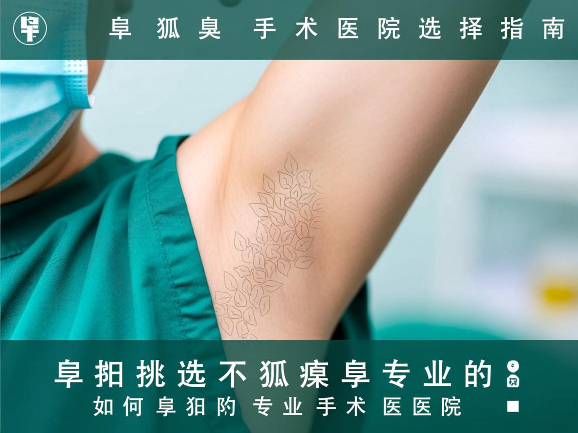 阜阳狐臭手术医院选择指南,如何挑选阜阳专业的狐臭手术医院 阜阳狐臭手术医院选择指南,如何挑选阜阳专业的狐臭手术医院