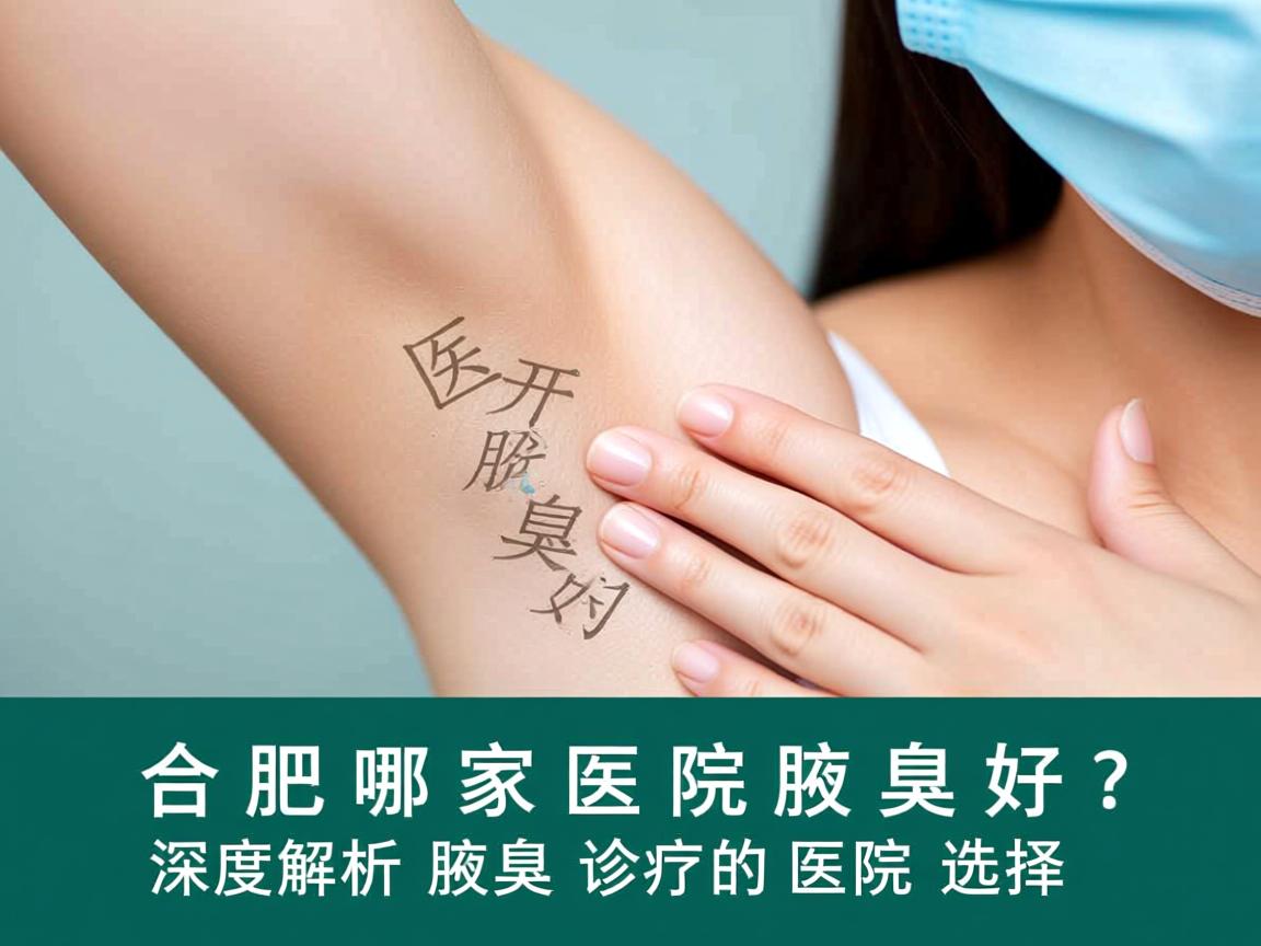 合肥哪家医院开腋臭好?深度解析腋臭诊疗的医院选择 合肥哪家医院开腋臭好?深度解析腋臭诊疗的医院选择