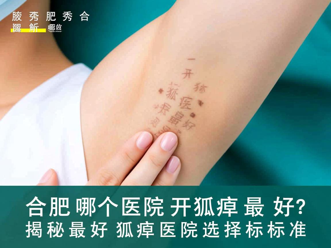 合肥腋秀解析,合肥哪个医院开狐臭最好,揭秘最好狐臭医院选择标准 合肥腋秀解析,合肥哪个医院开狐臭最好,揭秘最好狐臭医院选择标准