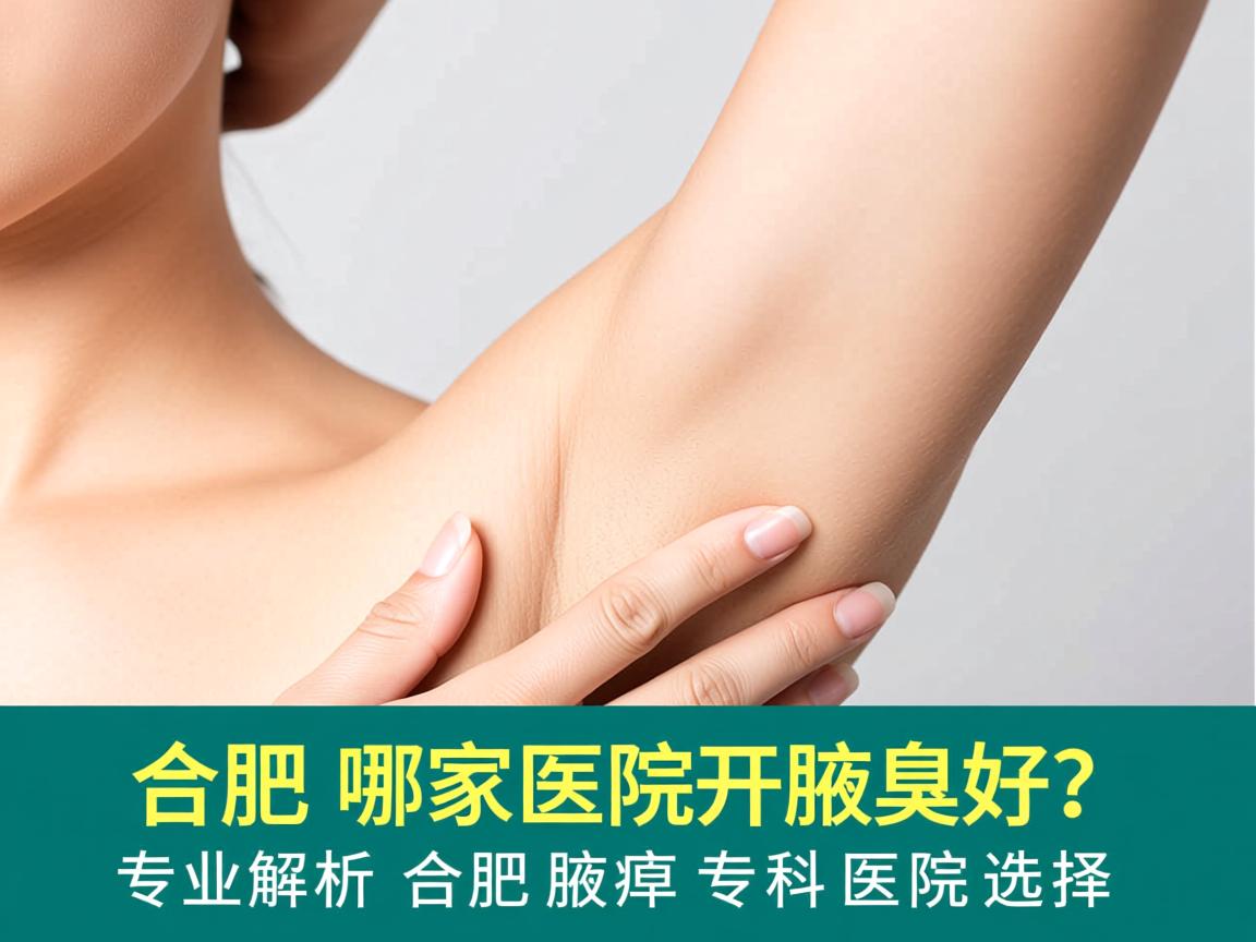 合肥哪家医院开腋臭好？专业解析合肥腋臭专科医院选择