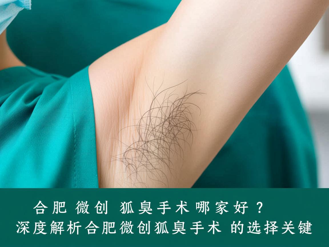 合肥微创狐臭手术哪家好？深度解析合肥微创狐臭手术的选择关键