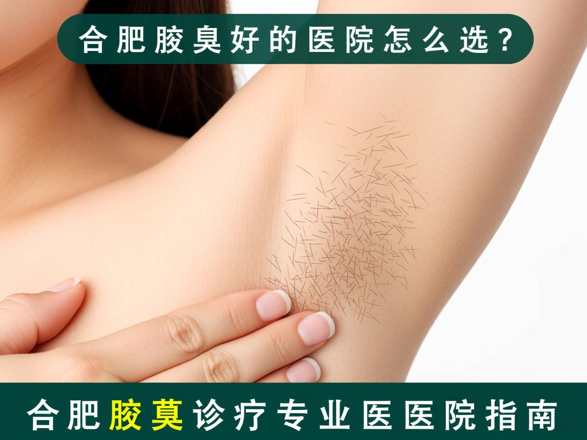 合肥看腋臭好的医院怎么选？合肥腋臭诊疗专业医院指南
