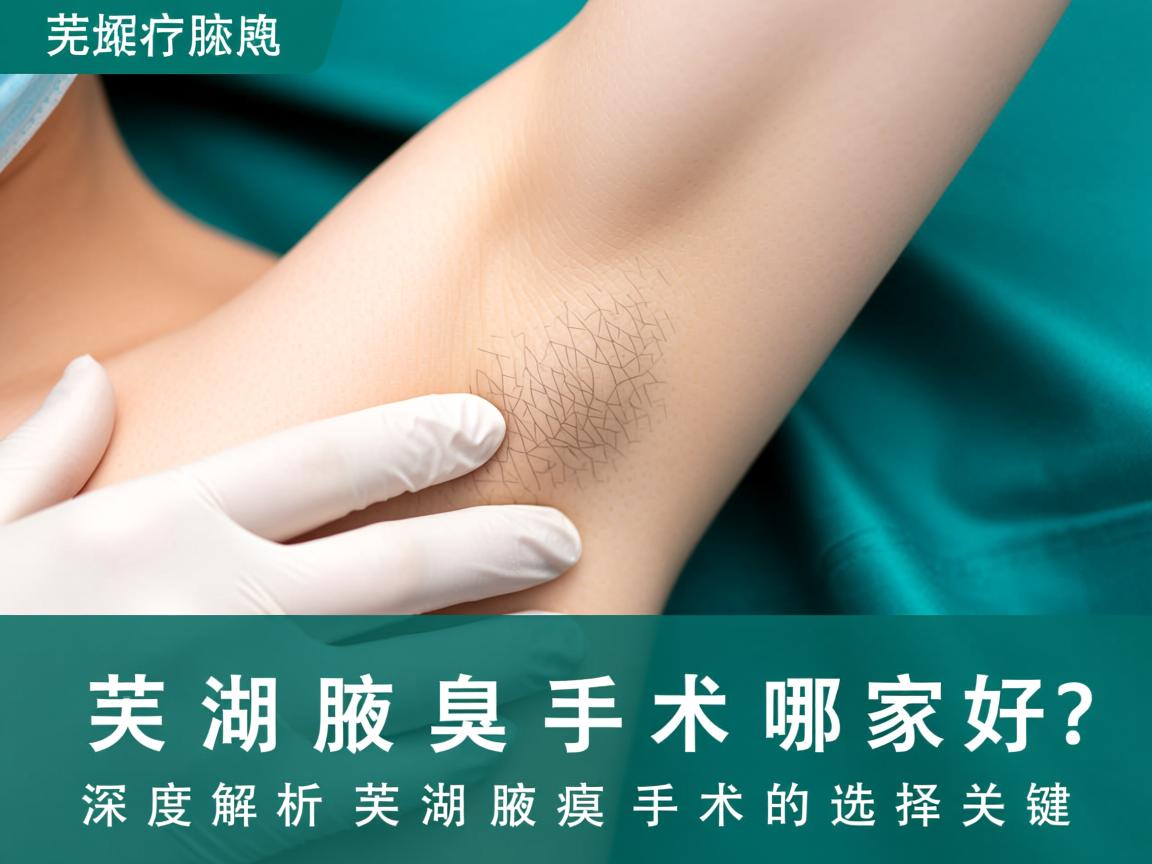 芜湖腋臭手术哪家好？深度解析芜湖腋臭手术的选择关键