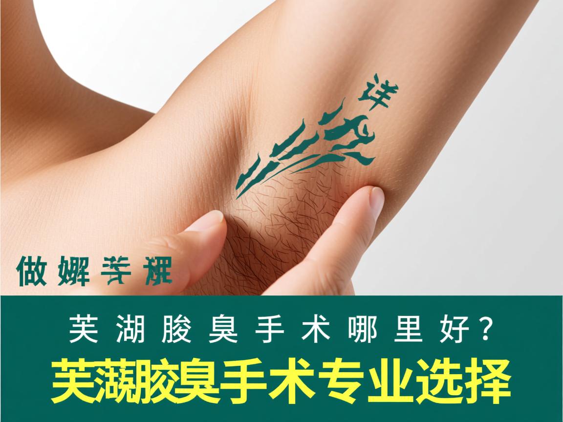 芜湖做腋臭手术哪里好？详解芜湖腋臭手术专业选择