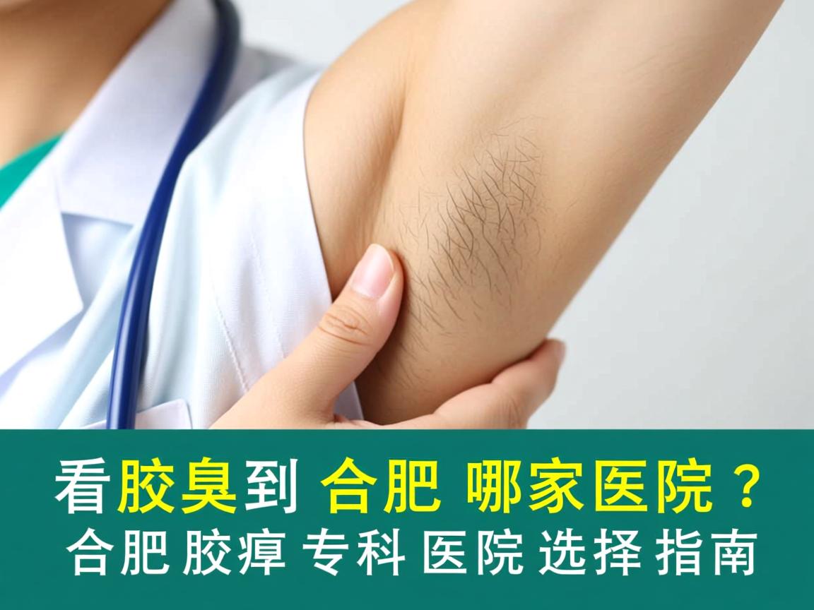 看腋臭到合肥哪家医院？合肥腋臭专科医院选择指南