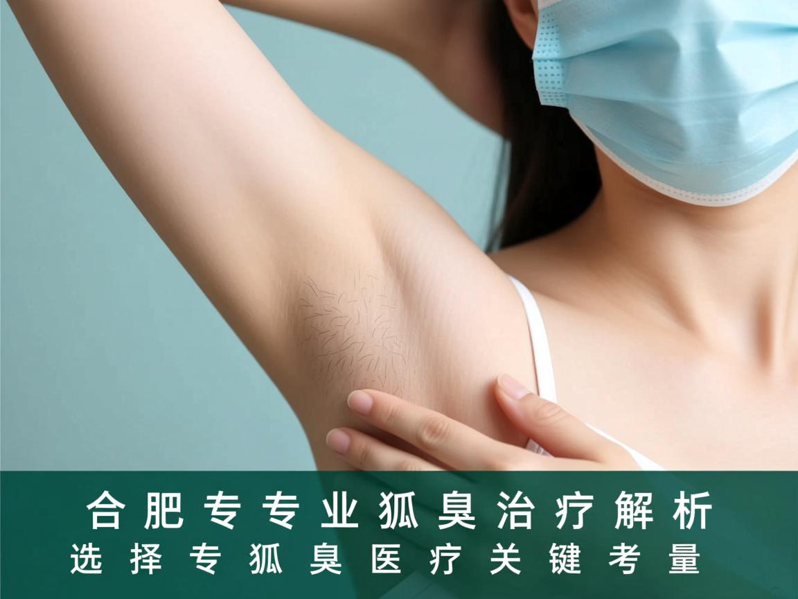 合肥专业狐臭治疗解析,选择专业狐臭医疗的关键考量 合肥专业狐臭治疗解析,选择专业狐臭医疗的关键考量
