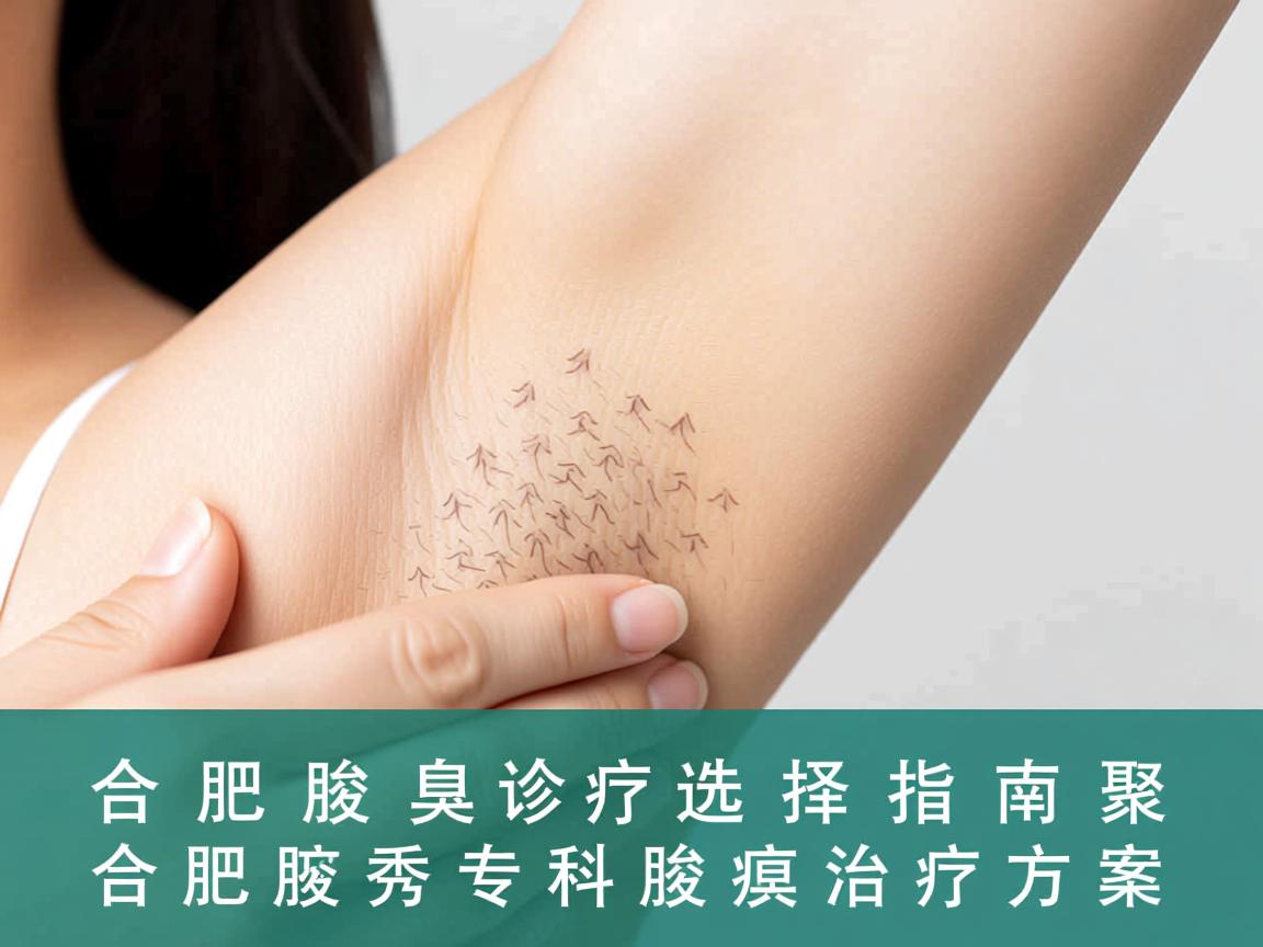 合肥腋臭诊疗选择指南，聚焦合肥腋秀专科的腋臭治疗方案