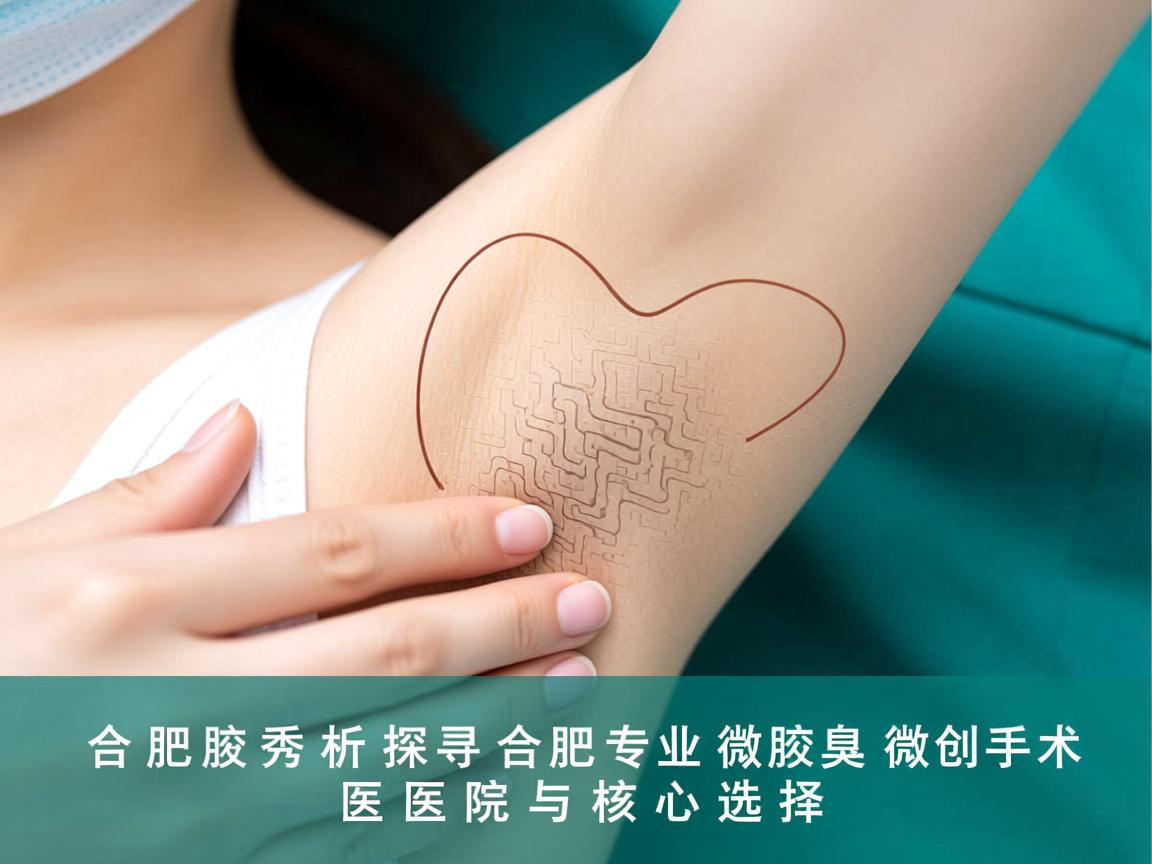 合肥腋秀解析，探寻合肥专业做腋臭微创手术的医院与核心选择