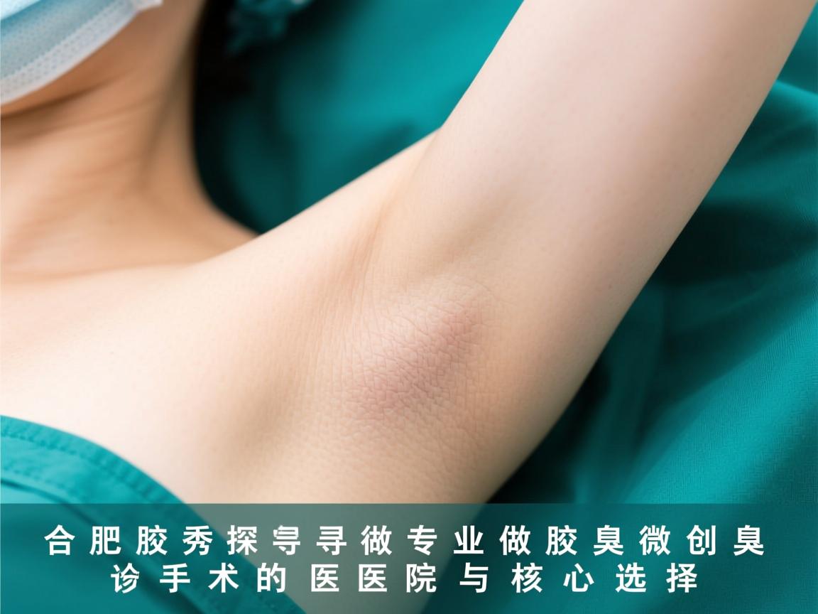 合肥腋秀解析，探寻合肥专业做腋臭微创手术的医院与核心选择