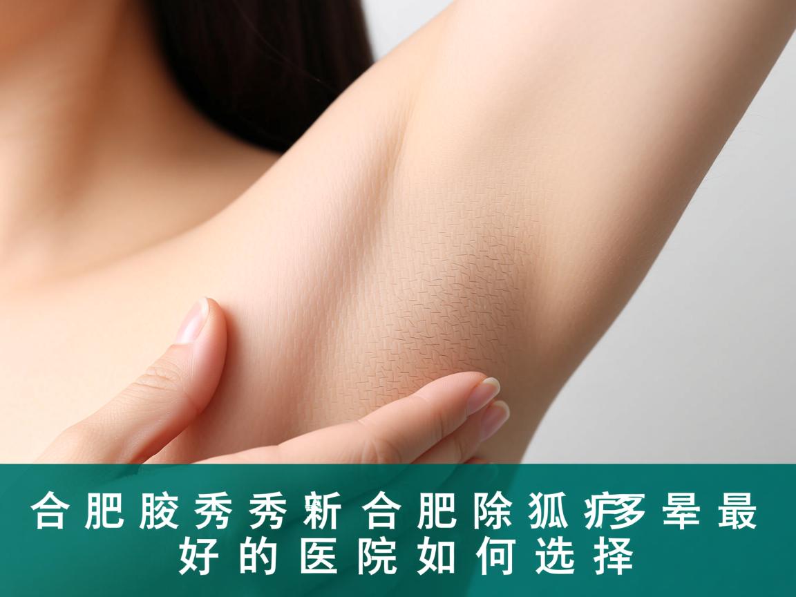 合肥腋秀解析，合肥除狐臭最好的医院如何选择