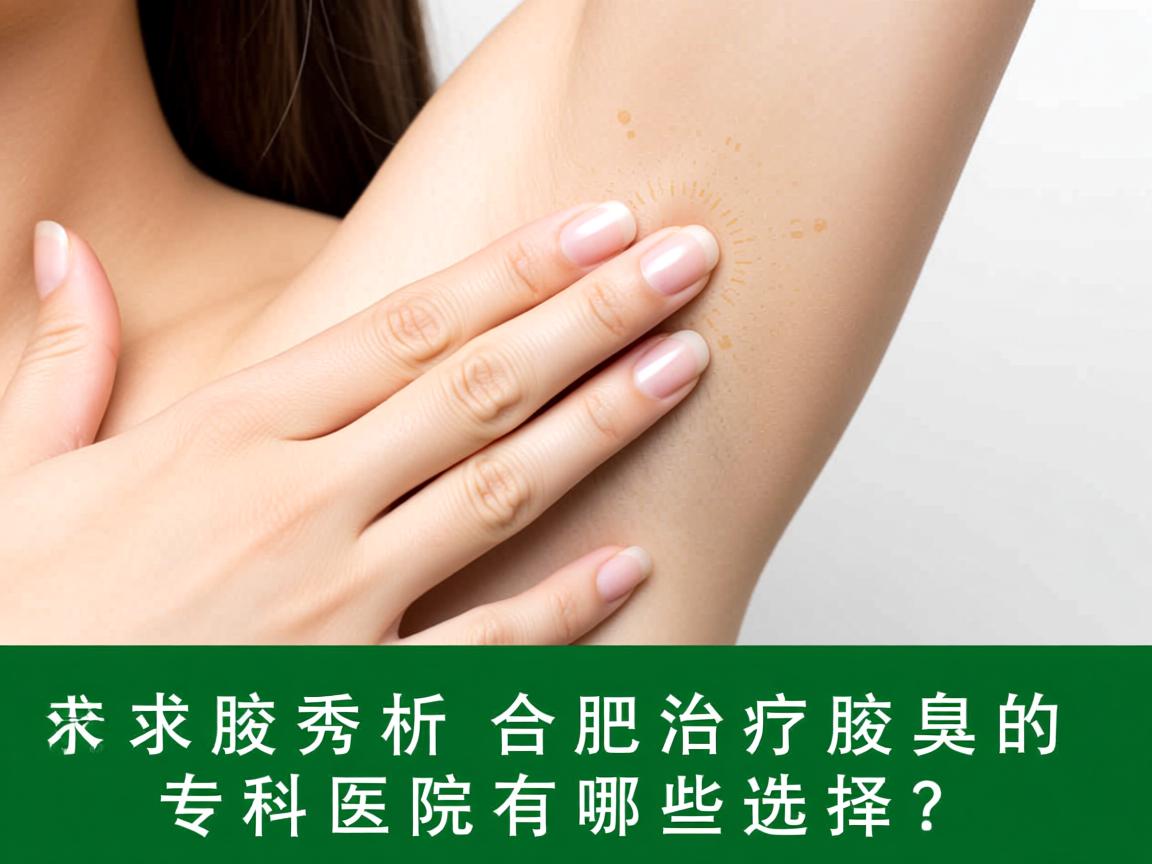 合肥腋秀解析，合肥治疗腋臭的专科医院有哪些选择？