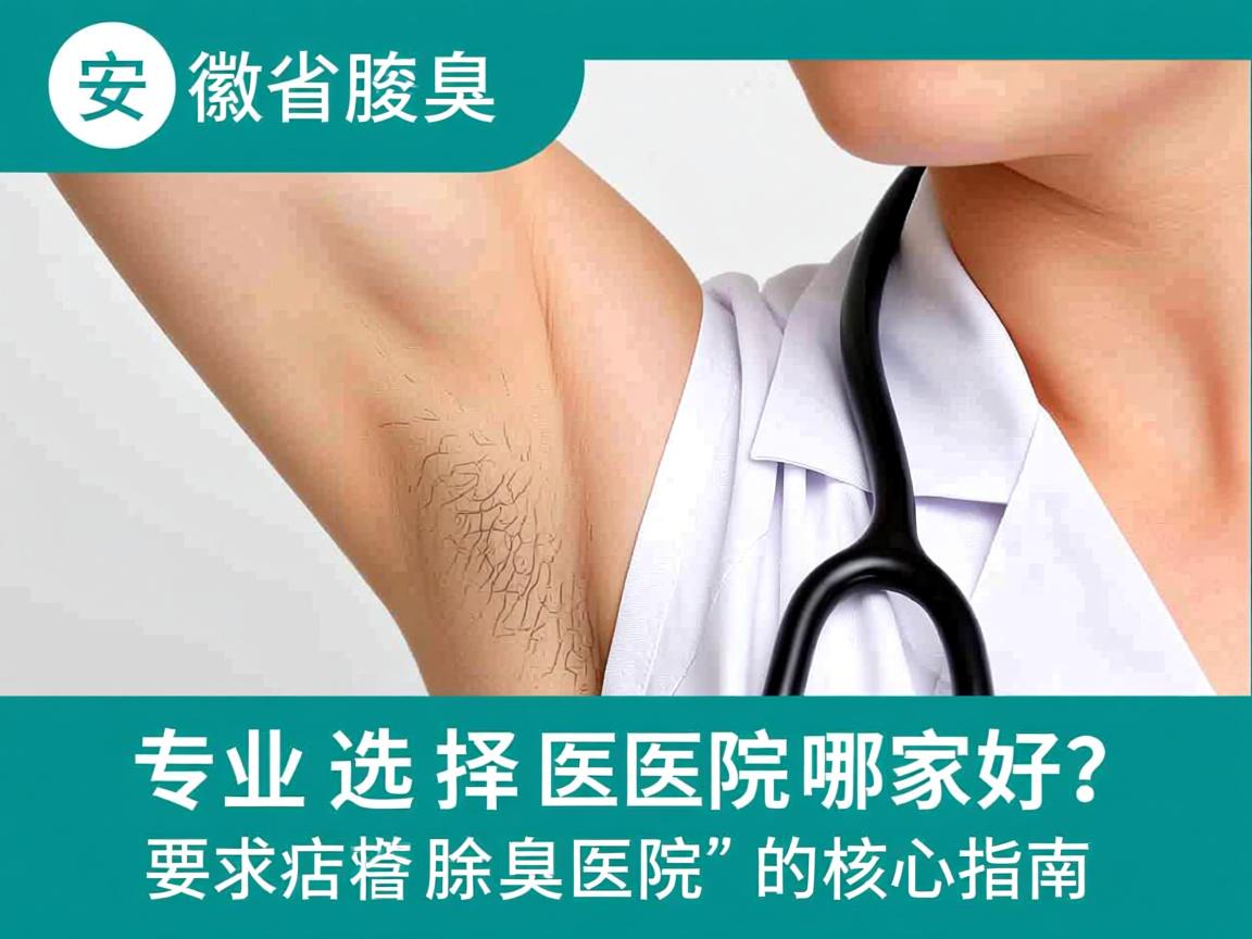 安徽省腋臭医院哪家好？专业选择腋臭医院的核心指南