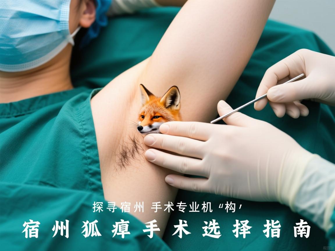 探寻宿州狐臭手术专业机构，宿州狐臭手术选择指南