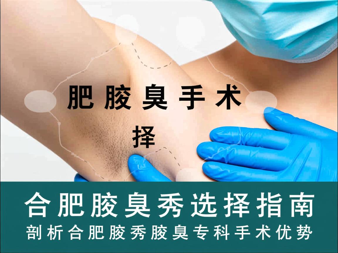 合肥腋臭手术选择指南,剖析合肥腋秀腋臭专科手术优势 合肥腋臭手术选择指南,剖析合肥腋秀腋臭专科手术优势
