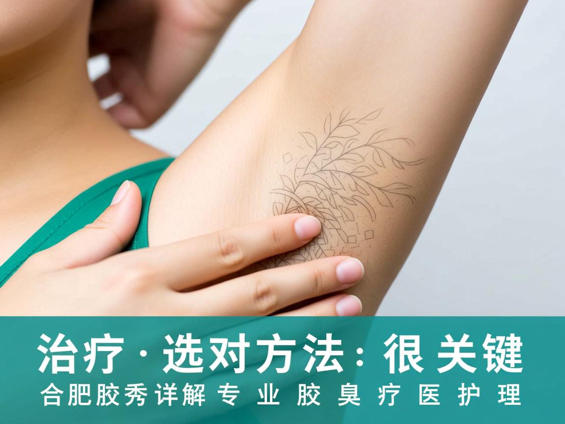腋臭治疗选对方法很关键，合肥腋秀详解专业腋臭医疗护理