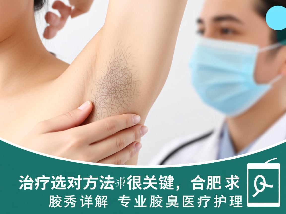 腋臭治疗选对方法很关键，合肥腋秀详解专业腋臭医疗护理