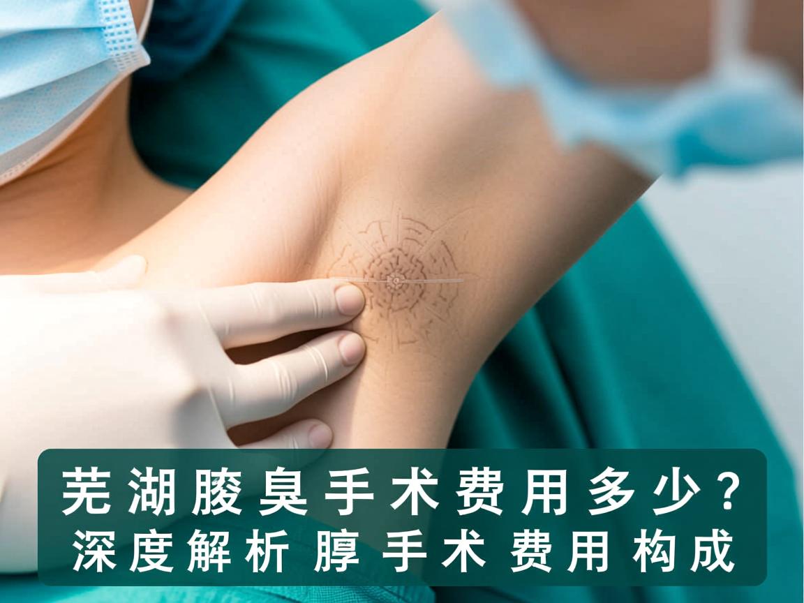 芜湖腋臭手术费用多少？深度解析腋臭手术费用构成
