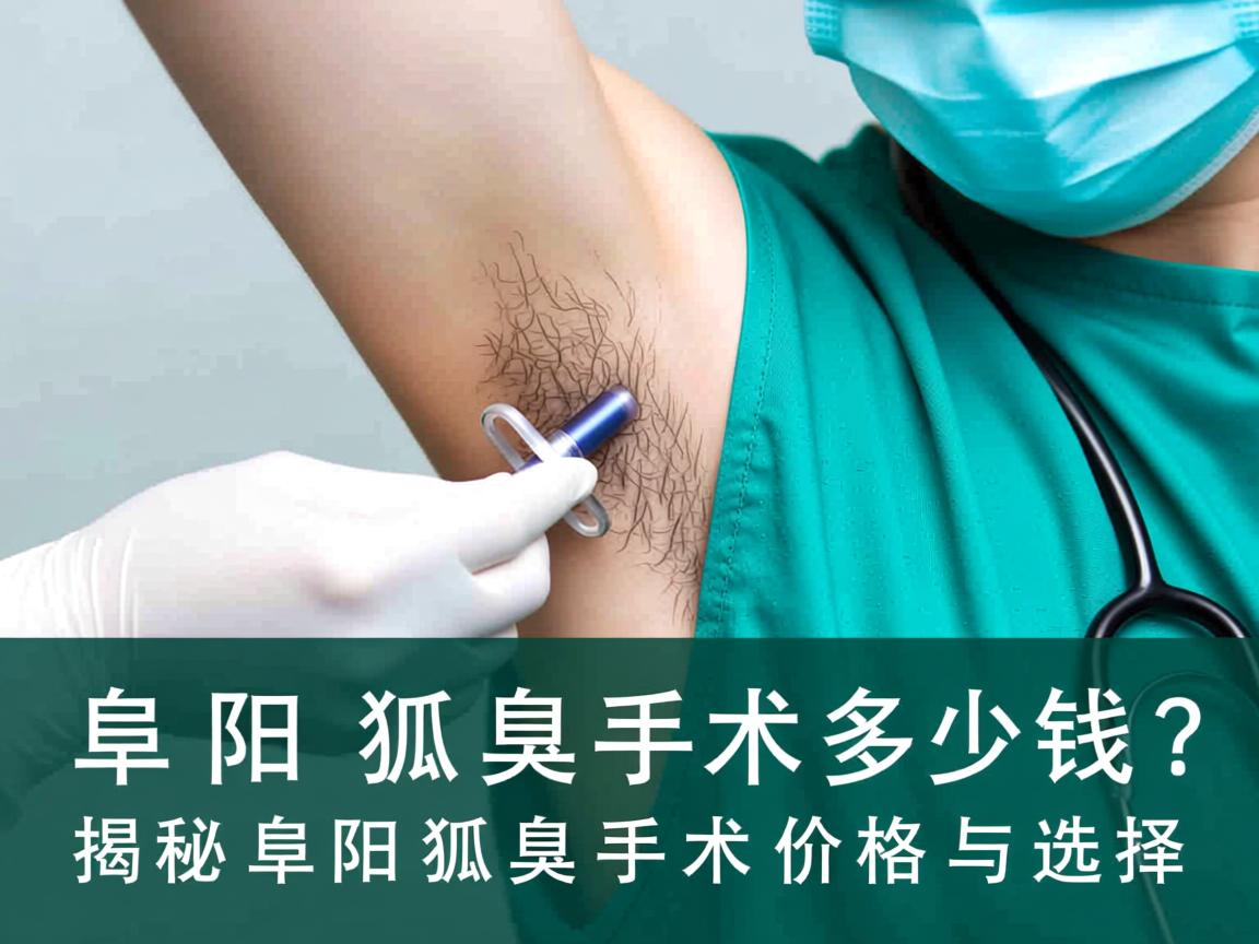 阜阳狐臭手术多少钱?揭秘阜阳狐臭手术价格与选择 阜阳狐臭手术多少钱?揭秘阜阳狐臭手术价格与选择