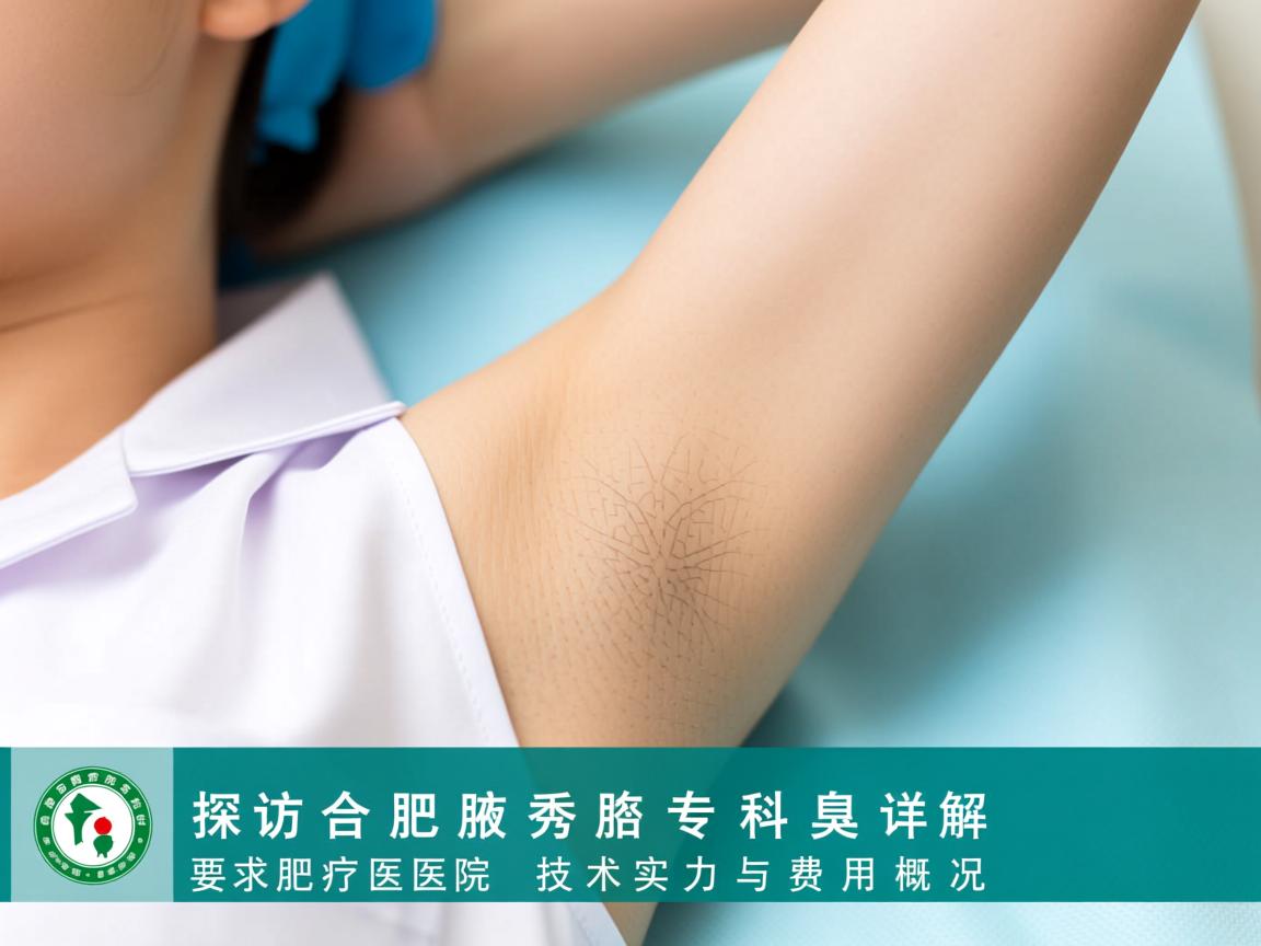 探访合肥腋秀腋臭专科，详解合肥腋秀医院技术实力与费用概况