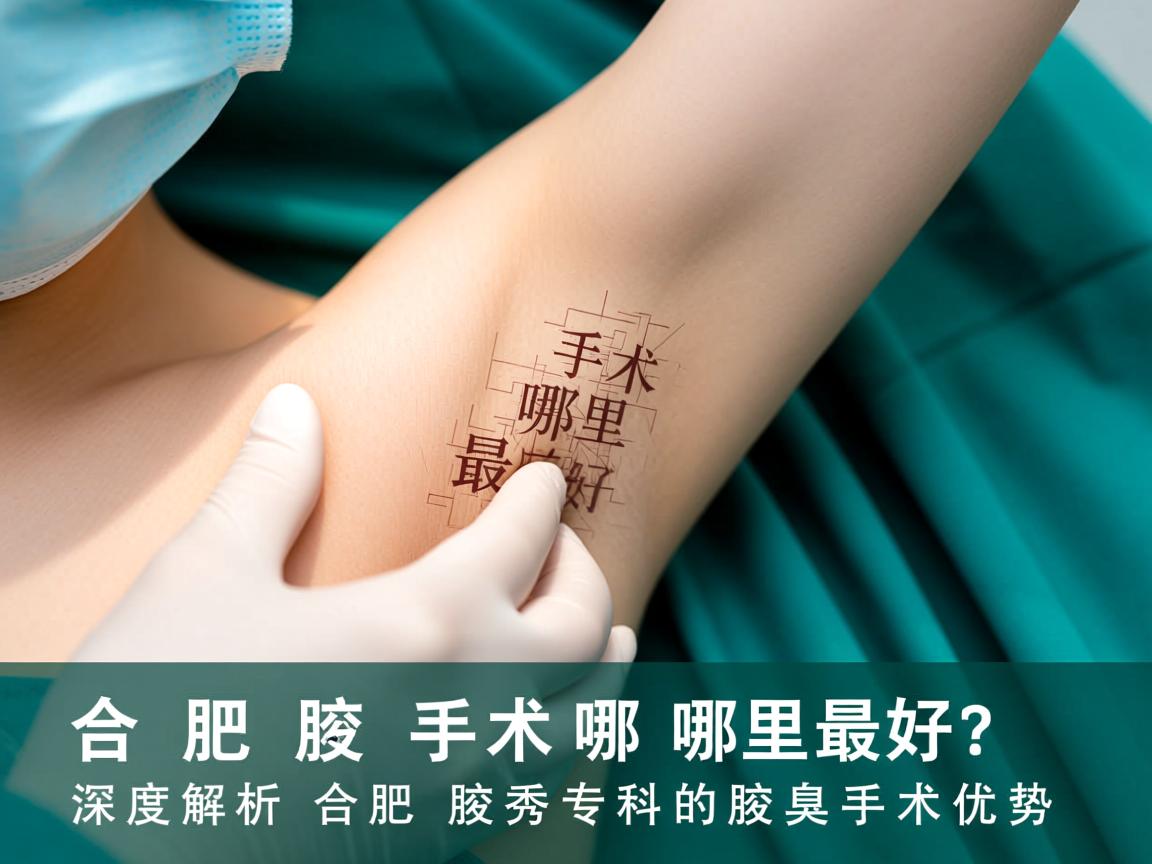 合肥腋臭手术哪里最好？深度解析合肥腋秀专科的腋臭手术优势