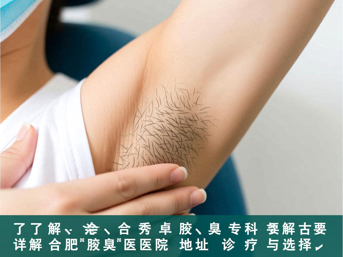 了解合肥腋秀腋臭专科，详解合肥腋臭医院地址与诊疗选择