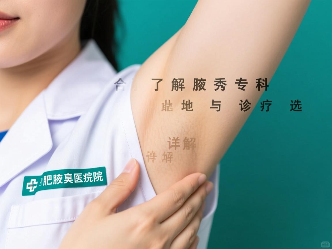 了解合肥腋秀腋臭专科，详解合肥腋臭医院地址与诊疗选择