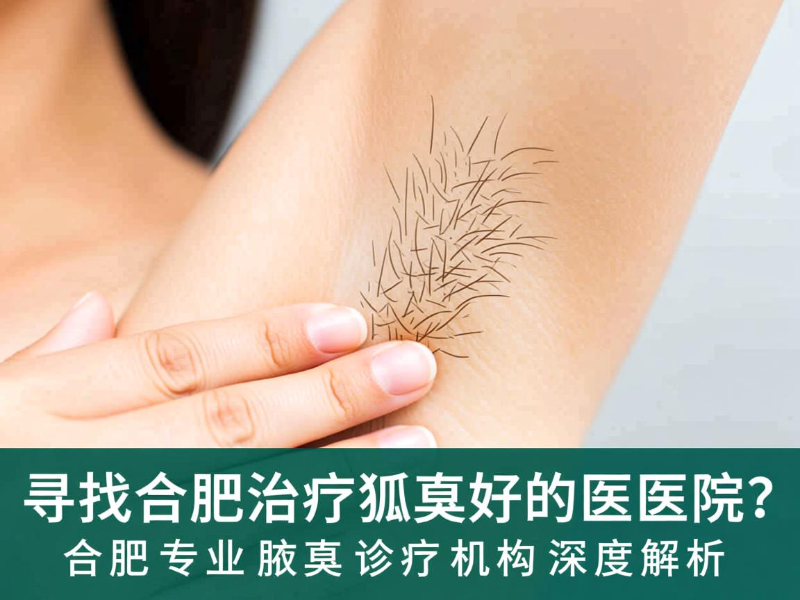 寻找合肥治疗狐臭好的医院？合肥专业腋臭诊疗机构深度解析