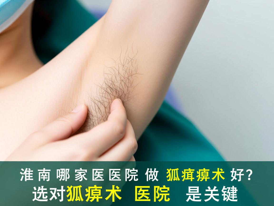 淮南哪家医院做狐臭术好？选对狐臭术医院是关键