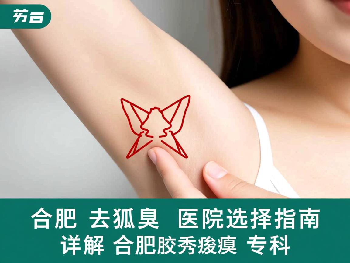 合肥去狐臭医院选择指南，详解合肥腋秀腋臭专科