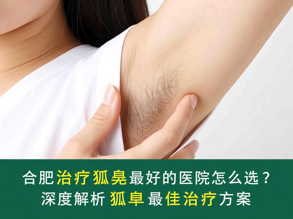 合肥治疗狐臭最好的医院怎么选？深度解析狐臭最佳治疗方案