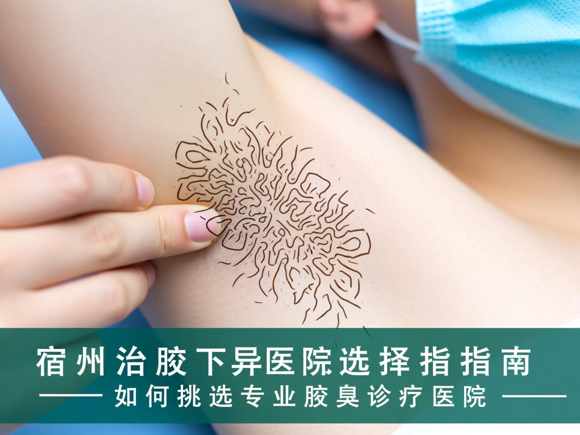 宿州治腋下异味医院选择指南，如何挑选专业腋臭诊疗医院