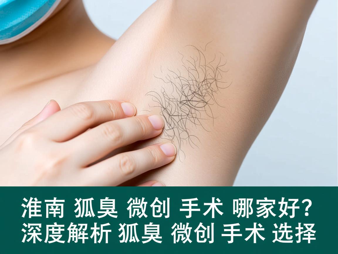 淮南狐臭微创手术哪家好？深度解析狐臭微创手术选择