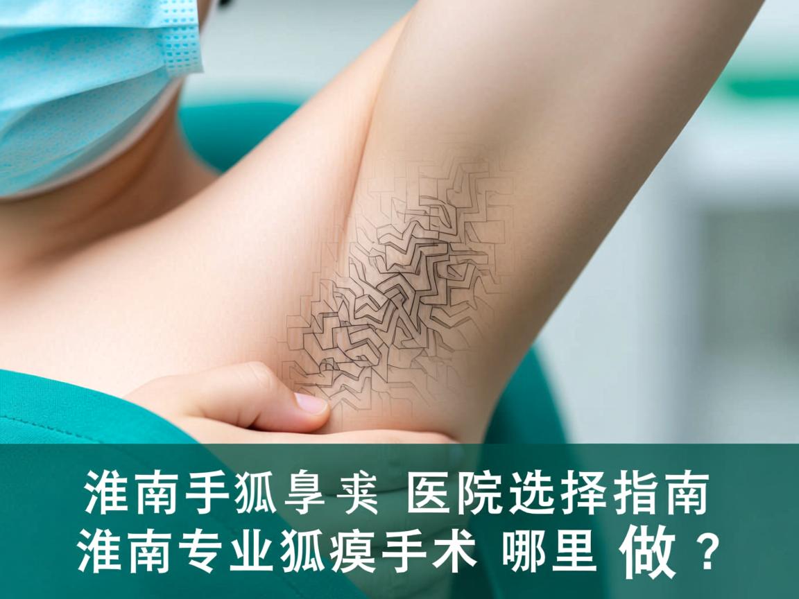 淮南狐臭手术医院选择指南，淮南专业狐臭手术哪里做？