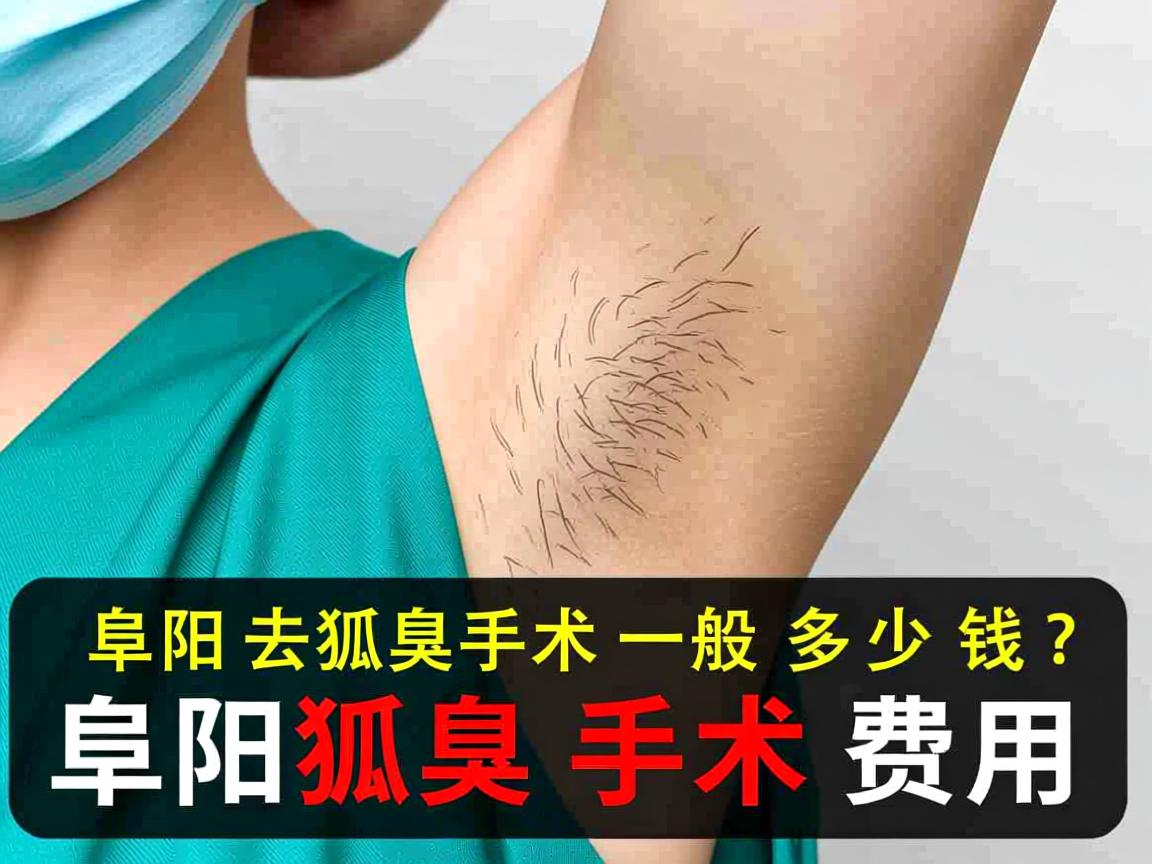 阜阳去狐臭手术一般多少钱？详解阜阳狐臭手术费用